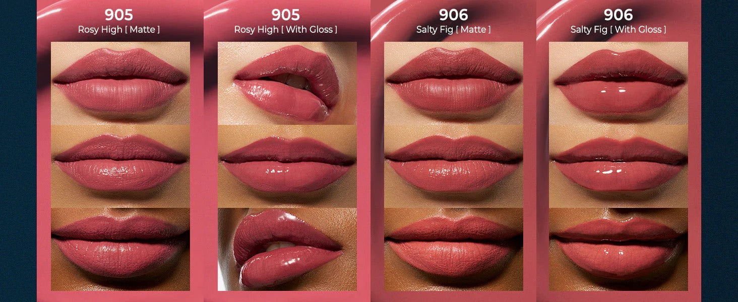 Perfect Twin Lip matte and glossy finishes